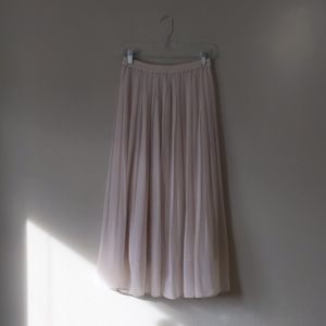 Uniqlo Chiffon Pleated Skirt